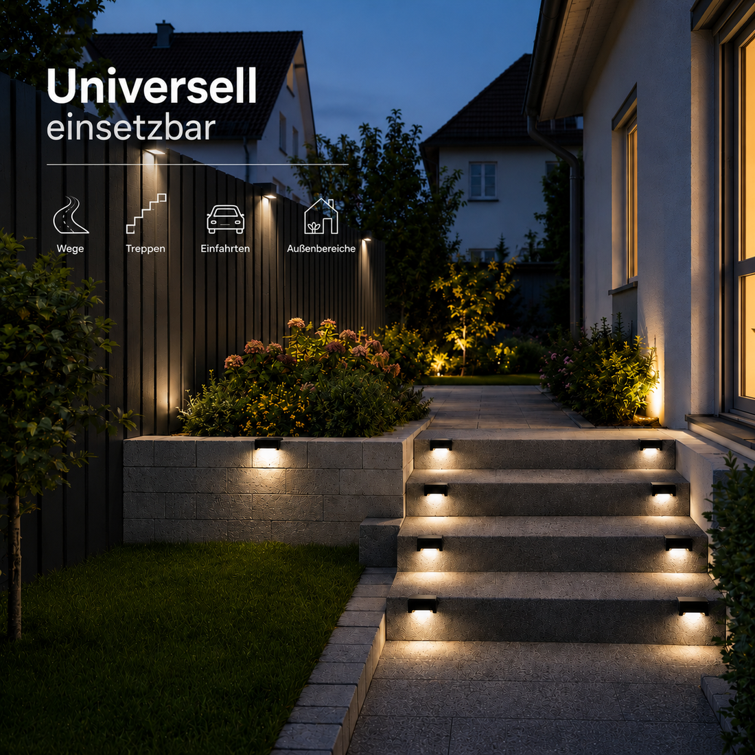 6040 Multileuchte – LED-Solarleuchte in Kalt- oder Warmweiß